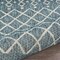 Homeroots 5 x 8 ft. Blue Array Indoor & Outdoor Area Rug 396235 - alternate 8